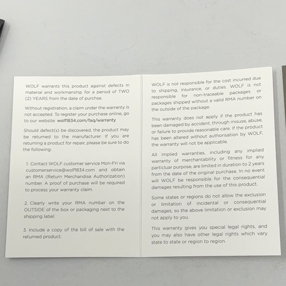 NIB Wolf Heritage zippered jewelry box/travel case - Picture 7 of 10